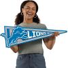 YouTheFan NFL 3D Wall Pennant, precision-crafted, unique shape made of multiple layers, ready-to-hang, officially licensed and stylish addition for ultimate team fan(Detroit Lions)
