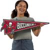 YouTheFan NFL 3D Wall Pennant, precision-crafted, unique shape made of multiple layers, ready-to-hang, officially licensed and stylish addition for ultimate team fan(Tampa Bay Buccaneers)