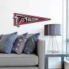 YouTheFan NFL 3D Wall Pennant, precision-crafted, unique shape made of multiple layers, ready-to-hang, officially licensed and stylish addition for ultimate team fan(Atlanta Falcons)