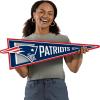 YouTheFan NFL 3D Wall Pennant, precision-crafted, unique shape made of multiple layers, ready-to-hang, officially licensed and stylish addition for ultimate team fan(New England Patriots)