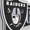 YouTheFan NFL 3D Wall Pennant, precision-crafted, unique shape made of multiple layers, ready-to-hang, officially licensed and stylish addition for ultimate team fan(Las Vegas Raiders)
