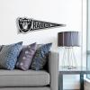 YouTheFan NFL 3D Wall Pennant, precision-crafted, unique shape made of multiple layers, ready-to-hang, officially licensed and stylish addition for ultimate team fan(Las Vegas Raiders)