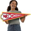 YouTheFan NFL 3D Wall Pennant, precision-crafted, unique shape made of multiple layers, ready-to-hang, officially licensed and stylish addition for ultimate team fan(Kansas City Chiefs)