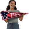 YouTheFan NFL 3D Wall Pennant, precision-crafted, unique shape made of multiple layers, ready-to-hang, officially licensed and stylish addition for ultimate team fan(Houston Texans)
