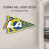 YouTheFan NFL 3D Wall Pennant, precision-crafted, unique shape made of multiple layers, ready-to-hang, officially licensed and stylish addition for ultimate team fan(Los Angeles Rams)