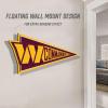 YouTheFan NFL 3D Wall Pennant, precision-crafted, unique shape made of multiple layers, ready-to-hang, officially licensed and stylish addition for ultimate team fan(Washington Commanders)