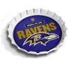 YouTheFan Officially-Licensed NFL Bottlecap Serving Tray – 13” x 13” – Bottle Cap Shaped Tray – 100% Melamine, Dishwasher Safe, BPA Free – Great Fan Gift(Baltimore Ravens)