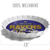 YouTheFan Officially-Licensed NFL Bottlecap Serving Tray – 13” x 13” – Bottle Cap Shaped Tray – 100% Melamine, Dishwasher Safe, BPA Free – Great Fan Gift(Baltimore Ravens)