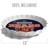 YouTheFan Officially-Licensed NFL Bottlecap Serving Tray – 13” x 13” – Bottle Cap Shaped Tray – 100% Melamine, Dishwasher Safe, BPA Free – Great Fan Gift(Chicago Bears)