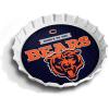 YouTheFan Officially-Licensed NFL Bottlecap Serving Tray – 13” x 13” – Bottle Cap Shaped Tray – 100% Melamine, Dishwasher Safe, BPA Free – Great Fan Gift(Chicago Bears)