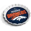 YouTheFan Officially-Licensed NFL Bottlecap Serving Tray – 13” x 13” – Bottle Cap Shaped Tray – 100% Melamine, Dishwasher Safe, BPA Free – Great Fan Gift(Denver Broncos)
