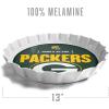 YouTheFan Officially-Licensed NFL Bottlecap Serving Tray – 13” x 13” – Bottle Cap Shaped Tray – 100% Melamine, Dishwasher Safe, BPA Free – Great Fan Gift(Green Bay Packers)