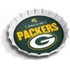 YouTheFan Officially-Licensed NFL Bottlecap Serving Tray – 13” x 13” – Bottle Cap Shaped Tray – 100% Melamine, Dishwasher Safe, BPA Free – Great Fan Gift(Green Bay Packers)