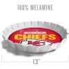 YouTheFan Officially-Licensed NFL Bottlecap Serving Tray – 13” x 13” – Bottle Cap Shaped Tray – 100% Melamine, Dishwasher Safe, BPA Free – Great Fan Gift(Kansas City Chiefs)