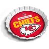 YouTheFan Officially-Licensed NFL Bottlecap Serving Tray – 13” x 13” – Bottle Cap Shaped Tray – 100% Melamine, Dishwasher Safe, BPA Free – Great Fan Gift(Kansas City Chiefs)
