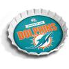 YouTheFan Officially-Licensed NFL Bottlecap Serving Tray – 13” x 13” – Bottle Cap Shaped Tray – 100% Melamine, Dishwasher Safe, BPA Free – Great Fan Gift(Miami Dolphins)