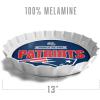 YouTheFan Officially-Licensed NFL Bottlecap Serving Tray – 13” x 13” – Bottle Cap Shaped Tray – 100% Melamine, Dishwasher Safe, BPA Free – Great Fan Gift(New England Patriots)