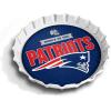 YouTheFan Officially-Licensed NFL Bottlecap Serving Tray – 13” x 13” – Bottle Cap Shaped Tray – 100% Melamine, Dishwasher Safe, BPA Free – Great Fan Gift(New England Patriots)