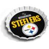 YouTheFan Officially-Licensed NFL Bottlecap Serving Tray – 13” x 13” – Bottle Cap Shaped Tray – 100% Melamine, Dishwasher Safe, BPA Free – Great Fan Gift(Pittsburgh Steelers)