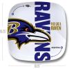 YouTheFan Officially-Licensed NFL Large Party Plate – 10.25” x 10.25” – 100% Melamine, Dishwasher Safe, BPA Free – Fan Gift for Snacks, appetizers and Food(Baltimore Ravens)