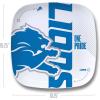 YouTheFan Officially-Licensed NFL Large Party Plate – 10.25” x 10.25” – 100% Melamine, Dishwasher Safe, BPA Free – Fan Gift for Snacks, appetizers and Food(Detroit Lions)