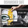 YouTheFan Officially-Licensed NFL Large Party Plate – 10.25” x 10.25” – 100% Melamine, Dishwasher Safe, BPA Free – Fan Gift for Snacks, appetizers and Food(Green Bay Packers)