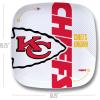 YouTheFan Officially-Licensed NFL Large Party Plate – 10.25” x 10.25” – 100% Melamine, Dishwasher Safe, BPA Free – Fan Gift for Snacks, appetizers and Food(Kansas City Chiefs)