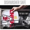 YouTheFan Officially-Licensed NFL Large Party Plate – 10.25” x 10.25” – 100% Melamine, Dishwasher Safe, BPA Free – Fan Gift for Snacks, appetizers and Food(Kansas City Chiefs)