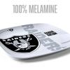 YouTheFan Officially-Licensed NFL Large Party Plate – 10.25” x 10.25” – 100% Melamine, Dishwasher Safe, BPA Free – Fan Gift for Snacks, appetizers and Food(Las Vegas Raiders)