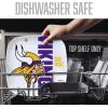 YouTheFan Officially-Licensed NFL Large Party Plate – 10.25” x 10.25” – 100% Melamine, Dishwasher Safe, BPA Free – Fan Gift for Snacks, appetizers and Food(Minnesota Vikings)