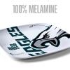 YouTheFan Officially-Licensed NFL Large Party Plate – 10.25” x 10.25” – 100% Melamine, Dishwasher Safe, BPA Free – Fan Gift for Snacks, appetizers and Food(Philadelphia Eagles)