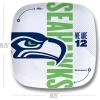 YouTheFan Officially-Licensed NFL Large Party Plate – 10.25” x 10.25” – 100% Melamine, Dishwasher Safe, BPA Free – Fan Gift for Snacks, appetizers and Food(Seattle Seahawks)