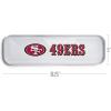 YouTheFan Officially-Licensed NFL Snack Platter Platter – 100% Melamine, Dishwasher Safe, BPA Free – 16” x 5” – Fan Gift for Snacks, appetizers and Food(San Francisco 49ers)