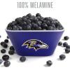 YouTheFan Officially-licensed NFL Small Snack Bowl – 100% Melamine, dishwasher safe, BPA free – Fan gift for snacks, appetizers and other small bites(Baltimore Ravens)