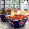 YouTheFan Officially-licensed NFL Small Snack Bowl – 100% Melamine, dishwasher safe, BPA free – Fan gift for snacks, appetizers and other small bites(Chicago Bears)
