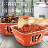 YouTheFan Officially-licensed NFL Small Snack Bowl – 100% Melamine, dishwasher safe, BPA free – Fan gift for snacks, appetizers and other small bites(Cincinnati Bengals)