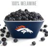YouTheFan Officially-licensed NFL Small Snack Bowl – 100% Melamine, dishwasher safe, BPA free – Fan gift for snacks, appetizers and other small bites(Denver Broncos)
