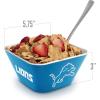 YouTheFan Officially-licensed NFL Small Snack Bowl – 100% Melamine, dishwasher safe, BPA free – Fan gift for snacks, appetizers and other small bites(Detroit Lions)