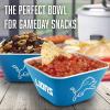 YouTheFan Officially-licensed NFL Small Snack Bowl – 100% Melamine, dishwasher safe, BPA free – Fan gift for snacks, appetizers and other small bites(Detroit Lions)