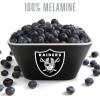 YouTheFan Officially-licensed NFL Small Snack Bowl – 100% Melamine, dishwasher safe, BPA free – Fan gift for snacks, appetizers and other small bites(Las Vegas Raiders)