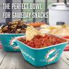 YouTheFan Officially-licensed NFL Small Snack Bowl – 100% Melamine, dishwasher safe, BPA free – Fan gift for snacks, appetizers and other small bites(Miami Dolphins)