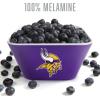 YouTheFan Officially-licensed NFL Small Snack Bowl – 100% Melamine, dishwasher safe, BPA free – Fan gift for snacks, appetizers and other small bites(Minnesota Vikings)
