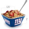 YouTheFan Officially-licensed NFL Small Snack Bowl – 100% Melamine, dishwasher safe, BPA free – Fan gift for snacks, appetizers and other small bites(New York Giants)