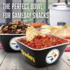 YouTheFan Officially-licensed NFL Small Snack Bowl – 100% Melamine, dishwasher safe, BPA free – Fan gift for snacks, appetizers and other small bites(Pittsburgh Steelers)
