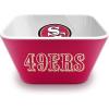 YouTheFan Officially-licensed NFL Small Snack Bowl – 100% Melamine, dishwasher safe, BPA free – Fan gift for snacks, appetizers and other small bites(San Francisco 49ers)