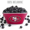 YouTheFan Officially-licensed NFL Small Snack Bowl – 100% Melamine, dishwasher safe, BPA free – Fan gift for snacks, appetizers and other small bites(San Francisco 49ers)