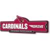 YouTheFan NFL 3D Street Sign, precision-crafted, ready-to-hang wall art, officially licensed and stylish addition for the ultimate team fan(Arizona Cardinals)