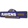 YouTheFan NFL 3D Street Sign, precision-crafted, ready-to-hang wall art, officially licensed and stylish addition for the ultimate team fan(Baltimore Ravens)