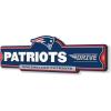 YouTheFan NFL 3D Street Sign, precision-crafted, ready-to-hang wall art, officially licensed and stylish addition for the ultimate team fan(New England Patriots)