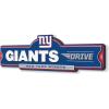 YouTheFan NFL 3D Street Sign, precision-crafted, ready-to-hang wall art, officially licensed and stylish addition for the ultimate team fan(New York Giants)